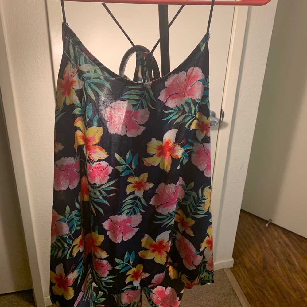 Floral tank top
